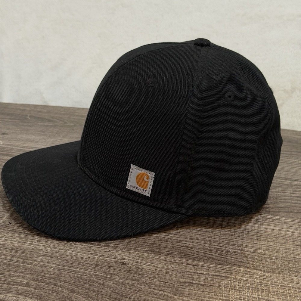 Carhartt Black Baseball Hat Workwear Cap One Size Snapback Adjustable Work Hat